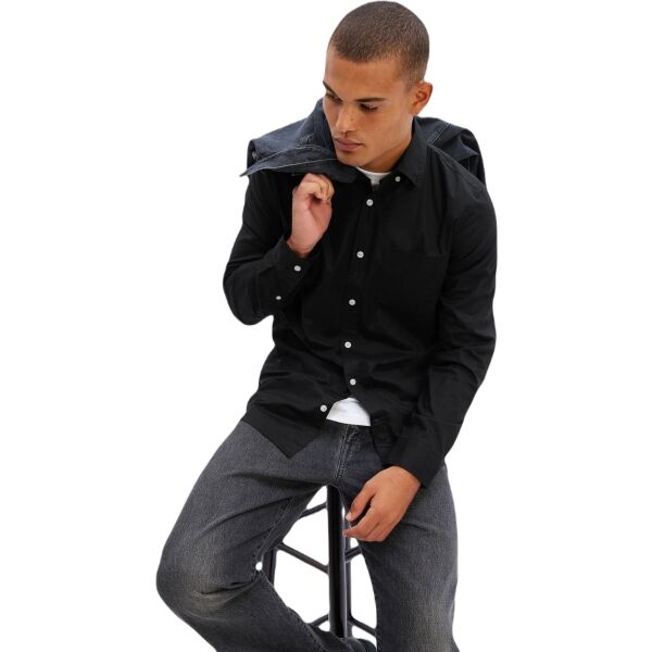 GAP V-LS SLIM STRETCH POPLIN Pánská košile