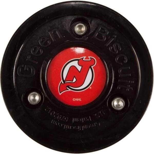 Green Biscuit NEW JERSEY DEVILS NHL Puk