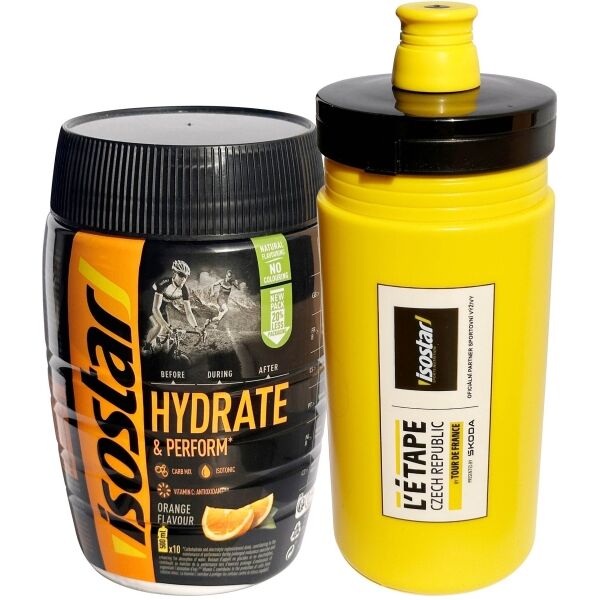 Isostar PWD 400 G POMERANČ + BIDON L´ÉTAPE 550 ML Iontový nápoj + bidon