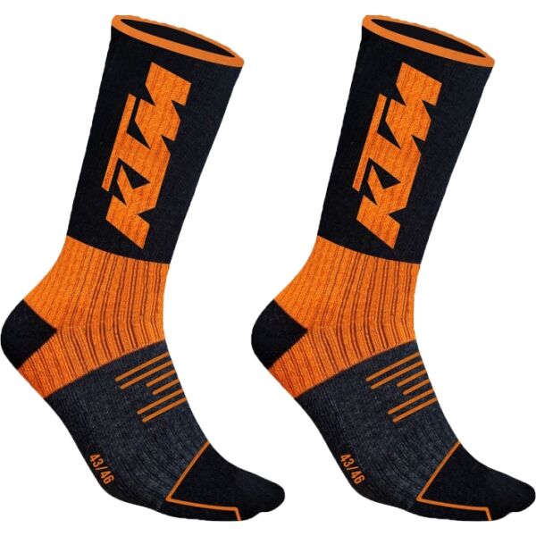 KTM SOCKS LONG 2P Unisex ponožky