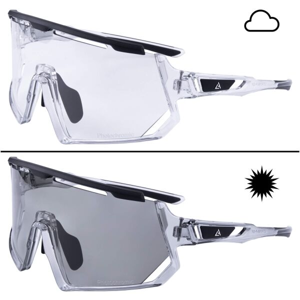 Laceto AURORA Fotochromatické sportovní sluneční brýle