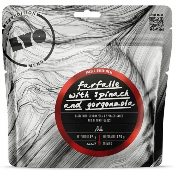 LYO TĚSTOVINY S GORGONZOLOU A ŠPENÁTEM 370g Expediční strava