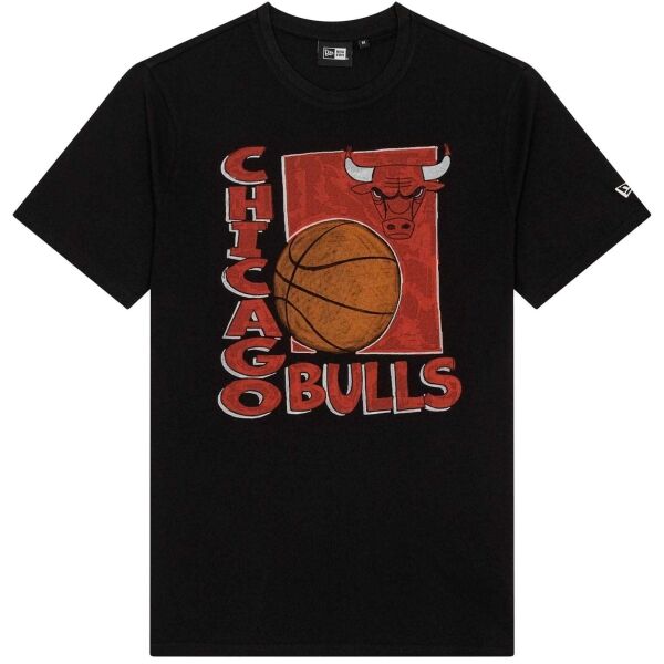 New Era CHICAGO BULLS NBA WORDMARK Pánské triko