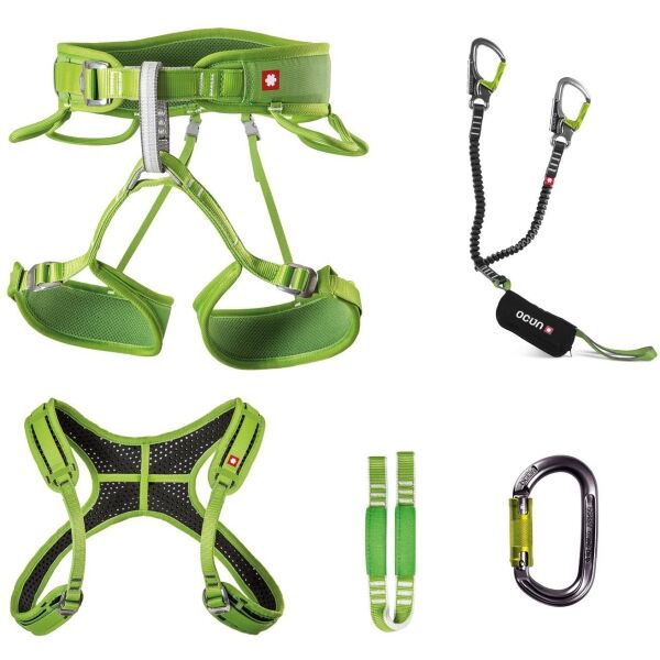 OCÚN VIA FERRATA TWIST + CHEST SET Ferratový set s páracím tlumičem