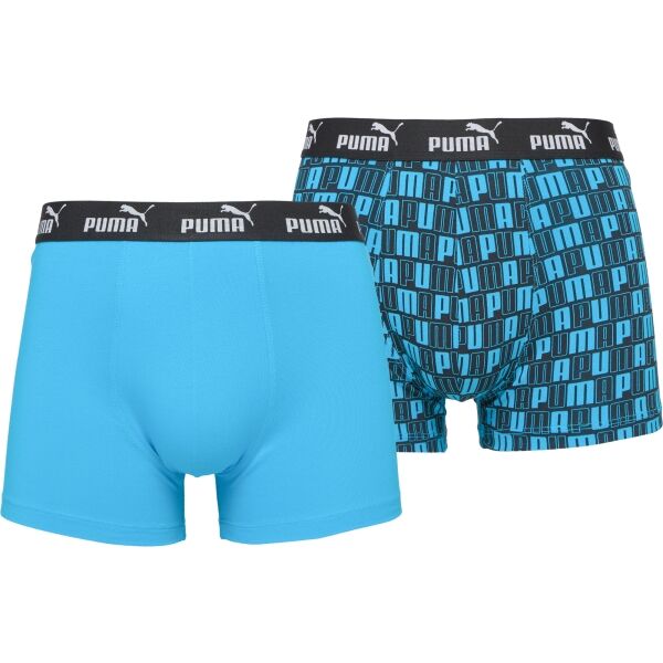 Puma ELEMENTS MEN PRINTED BOXERS 2P Pánské boxerky