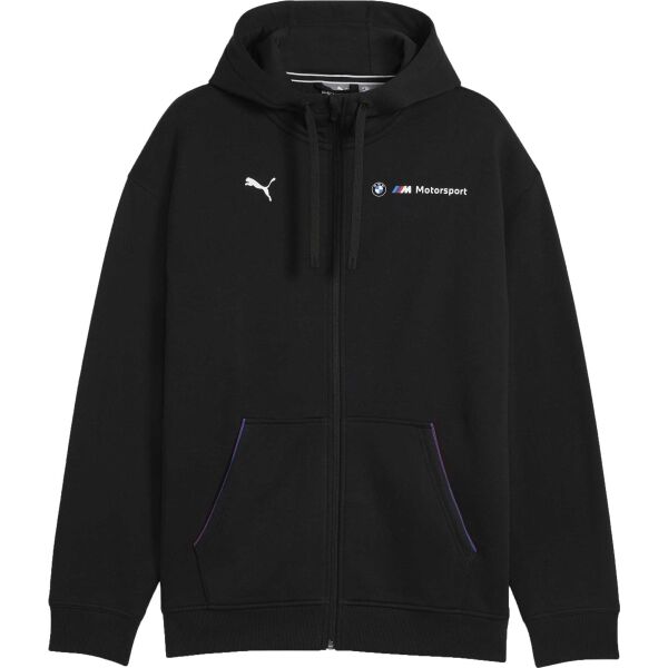 Puma BMW M MOTORSPORT ESSENTIALS+ FZ HOODED JACKET FL Pánská bunda