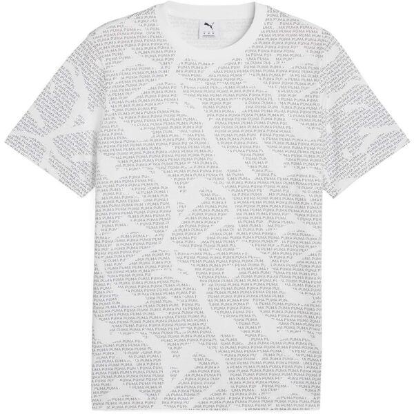 Puma ESSENTIALS LOGO LAB AOP TEE Pánské triko