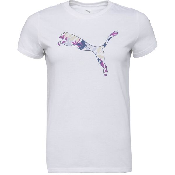 Puma GRAPHICS FLORAL CAT LOO TEE Dámské triko
