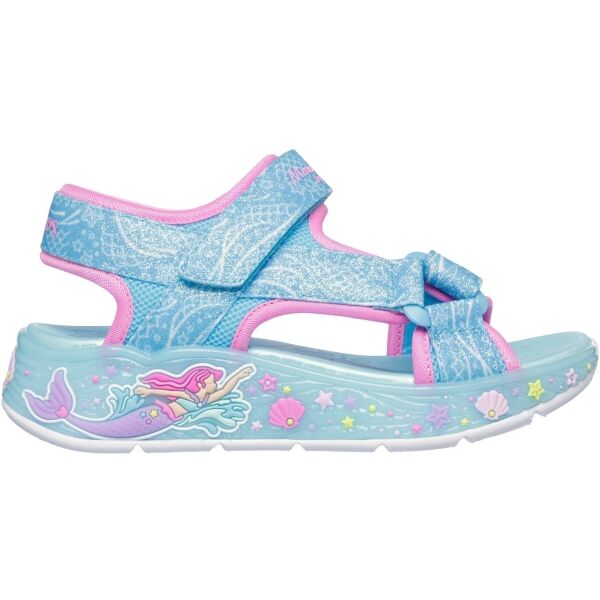 Skechers S LIGHTS - MERMAID DREAMS SAND Dívčí sandály