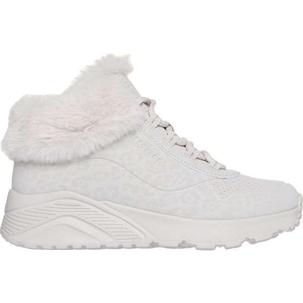 Skechers UNO LITE - COZY LEOPARD Dívčí zimní obuv