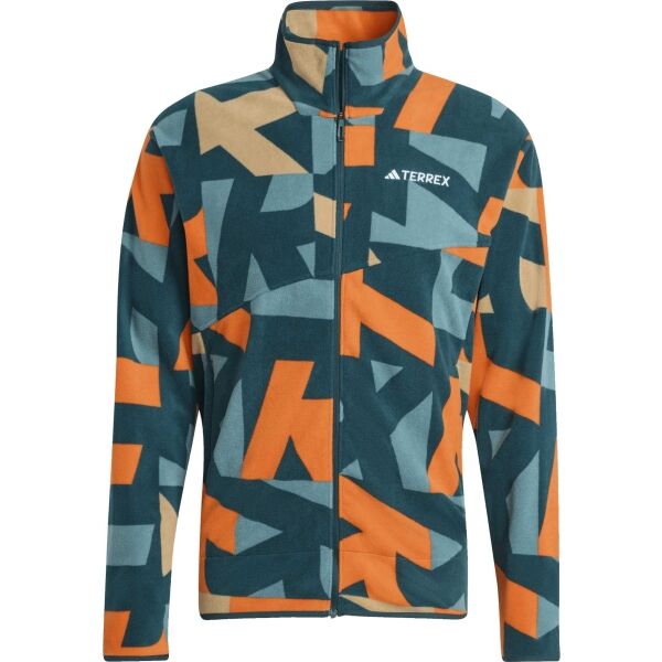adidas TERREX MULTI PRINTED FULL-ZIP FLEECE Pánská Outdoorová bunda