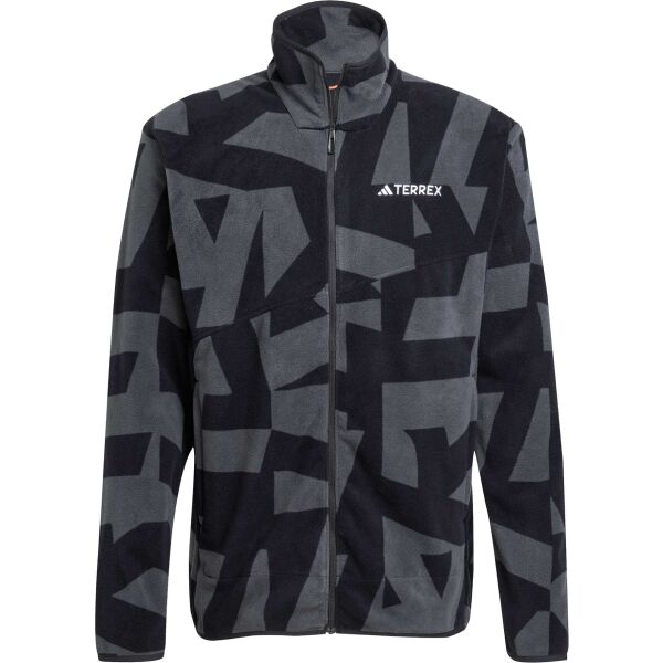 adidas TERREX MULTI PRINTED FULL-ZIP FLEECE Pánská Outdoorová bunda