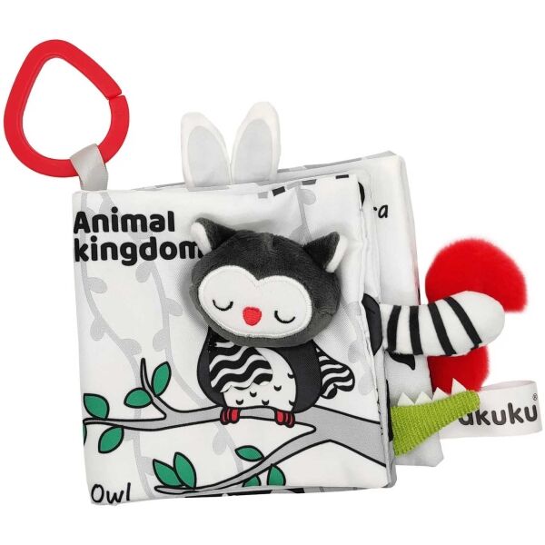 AKUKU ZVÍŘÁTKA Dětská senzorická knížka