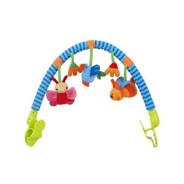 BABY MIX MOTÝL & PTÁČEK & VČELKA Hračka na kočárek