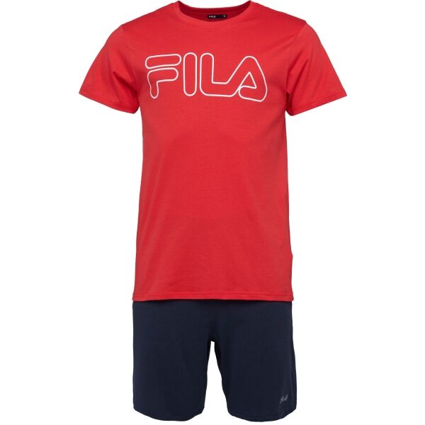 Fila SET SHORT SLEEVES T-SHIRT AND SHORT PANTS IN JERSEY Pánské pyžamo