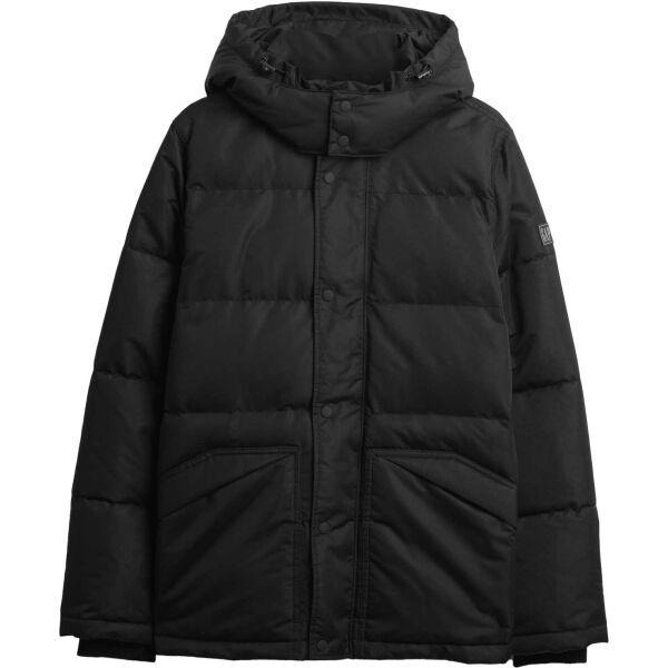 GAP V-FRCH HOODED HEAVYWEIGHT LOGO PUFFER Pánská zimní bunda