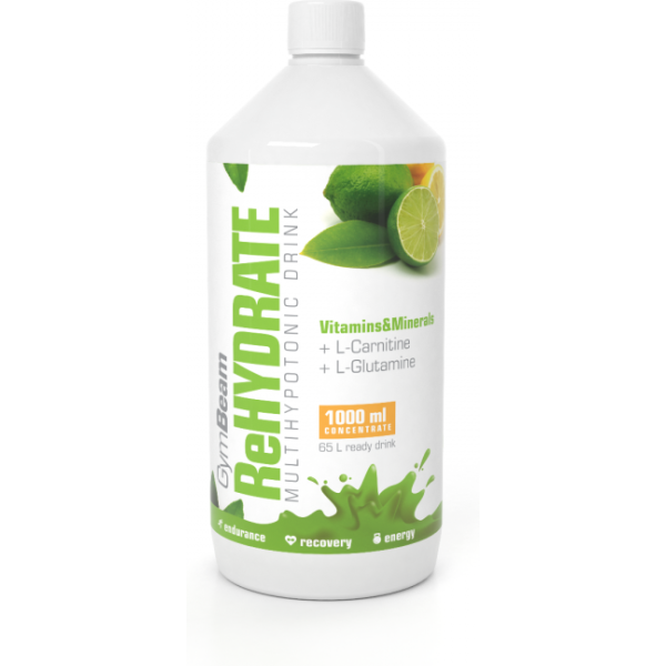 GymBeam REHYDRATE 1000 ML - MOJITO Iontový nápoj