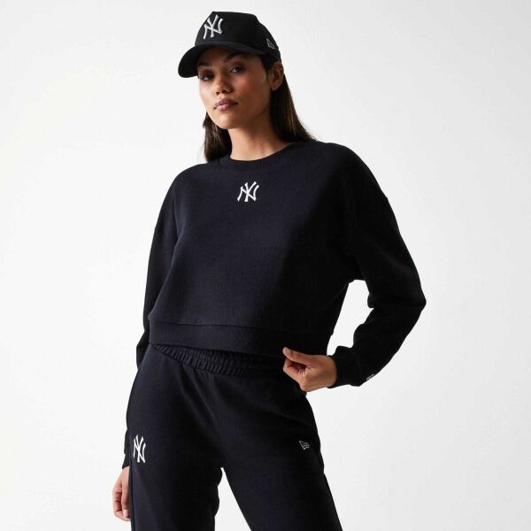 New Era NEW YORK YANKEES MLB MIDI LEAGUE ESSENTIAL CROPPED SWEATER Dámská mikina