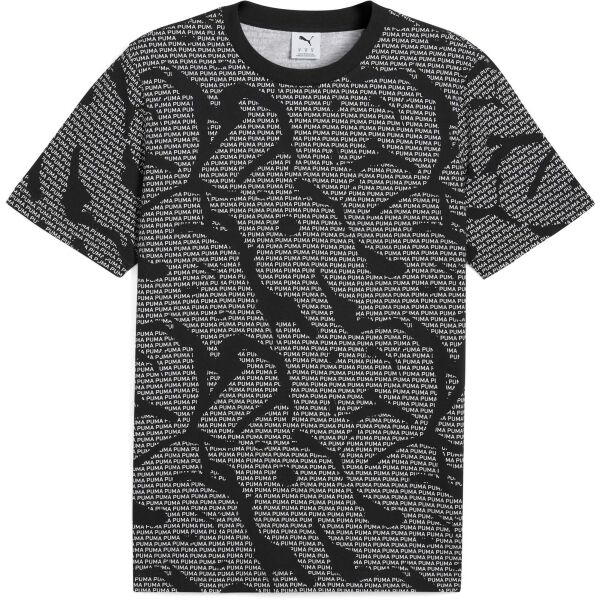 Puma ESSENTIALS LOGO LAB AOP TEE Pánské triko