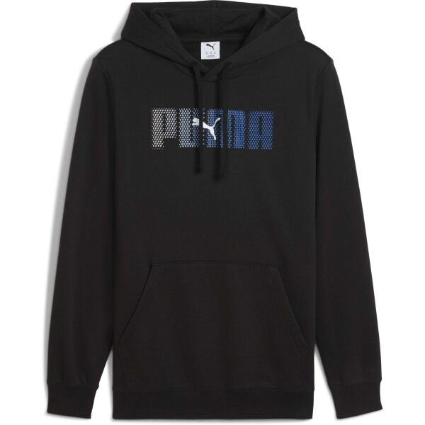 Puma ESSENTIALS LOGO LAB HOODIE FL Pánská mikina