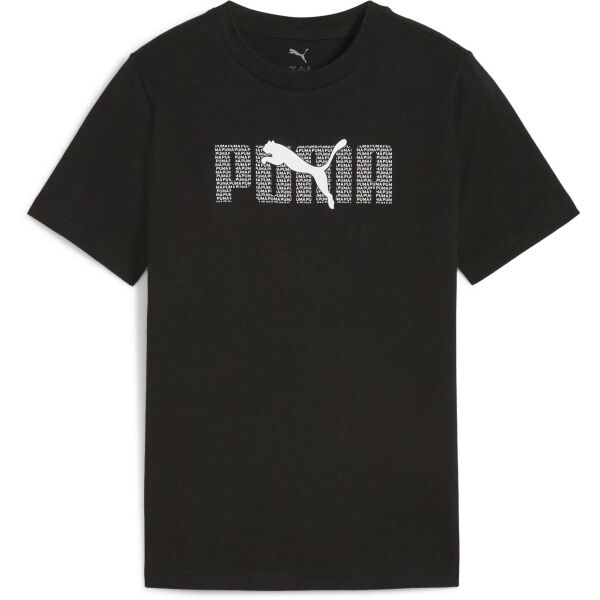 Puma ESSENTIALS LOGO LAB TEE B Chlapecké triko