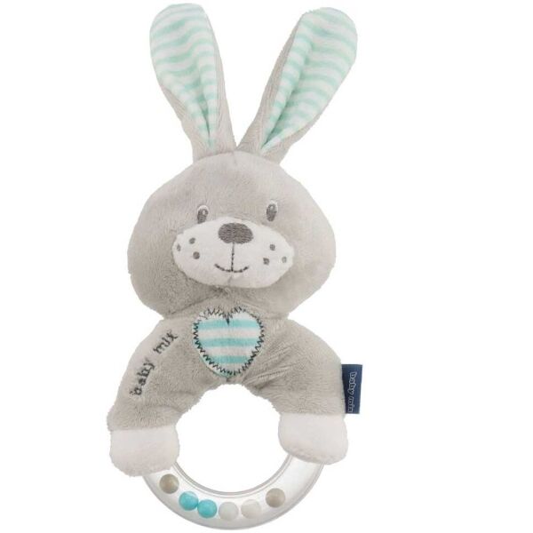 BABY MIX KRÁLÍK Plyšové chrastítko