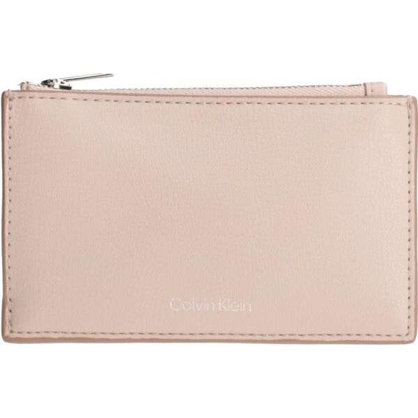 Calvin Klein FOIL LOGO TOP ZIP CARDCASE Dámská peněženka