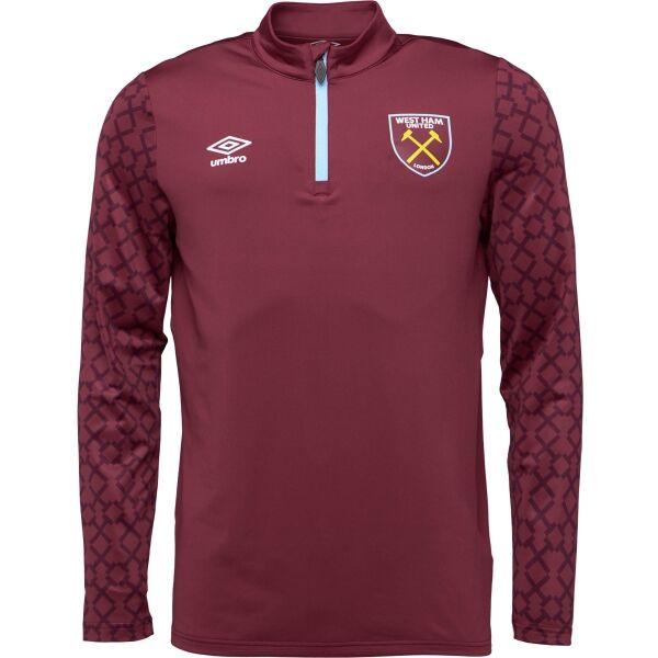 Umbro WEST HAM HOME PRE MATCH MIDLAYER TOP Pánská sportovní mikina