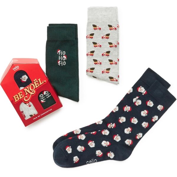 CELIO XMISOSANTA Pánské ponožky v dárkovém balení