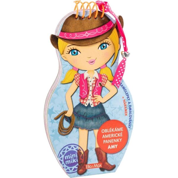 ELLA & MAX AMY Oblékáme americké panenky - omalovánky