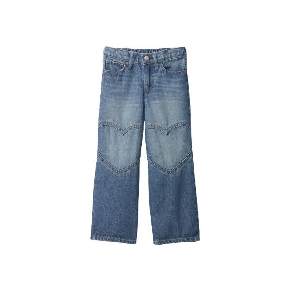 GAP V-WIDE LEG HEARTS Dětské džíny