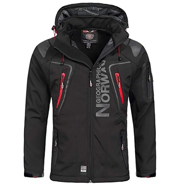 GEOGRAPHICAL NORWAY TECHNO HOODIE Pánská softshellová bunda