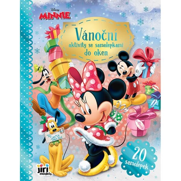 JIRI MODELS VÁNOČNÍ AKTIVITY SE SAMOLEPKAMI DO OKEN MINNIE Kreativní set