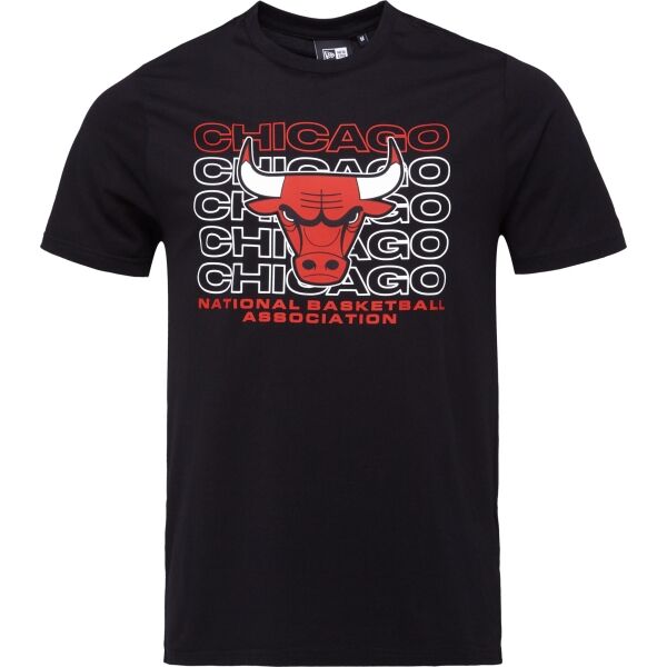 New Era CHICAGO BULLS NBA STACK WORDMARK Pánské triko