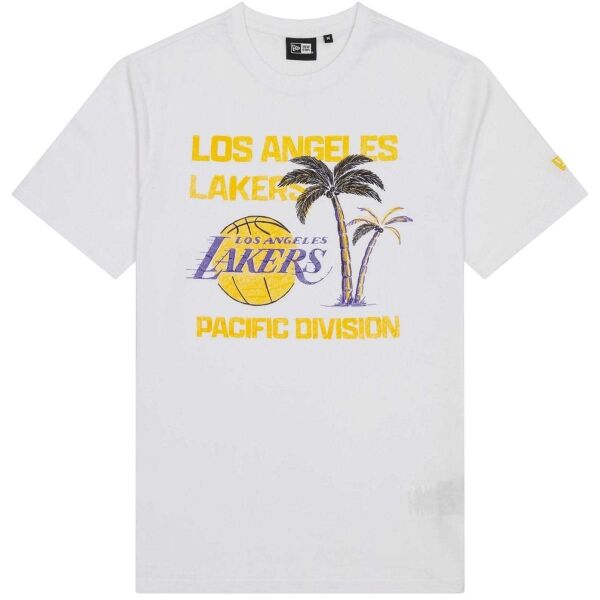 New Era LA LAKERS NBA WORDMARK Pánské triko