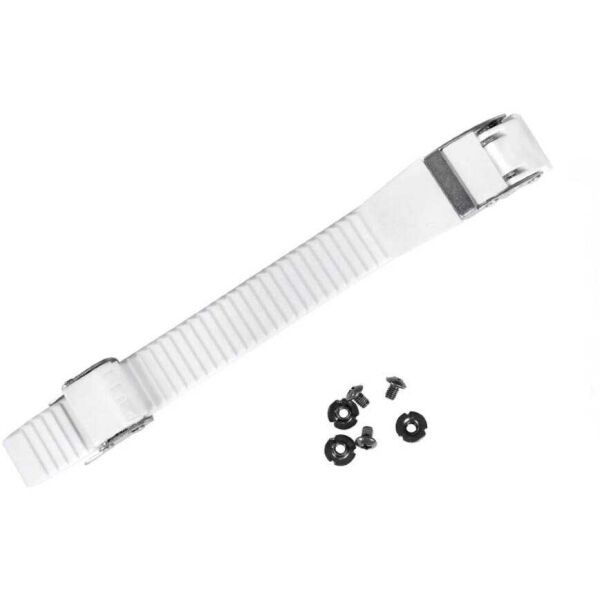 Powerslide PŘEZKA + PÁSEK POWERSLIDE CLASSIC BUCKLE SET WHITE 22CM Náhradní přezka