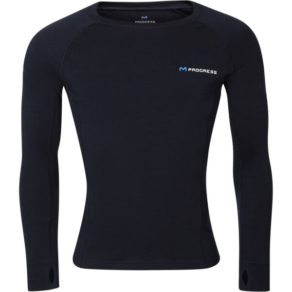 PROGRESS MT TDR Pánské merino triko s dlouhým rukávem