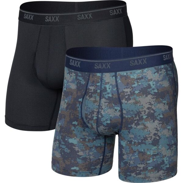 SAXX QUEST QUICK-DRY MESH BOXER BRIEF FLY 2PK Pánské funkční boxerky
