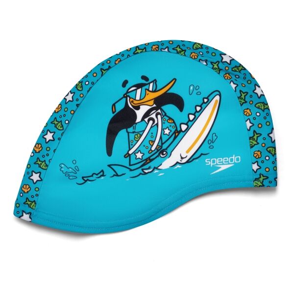 Speedo PRINTED POLYESTER CAP IU Univerzální plavecká čepice