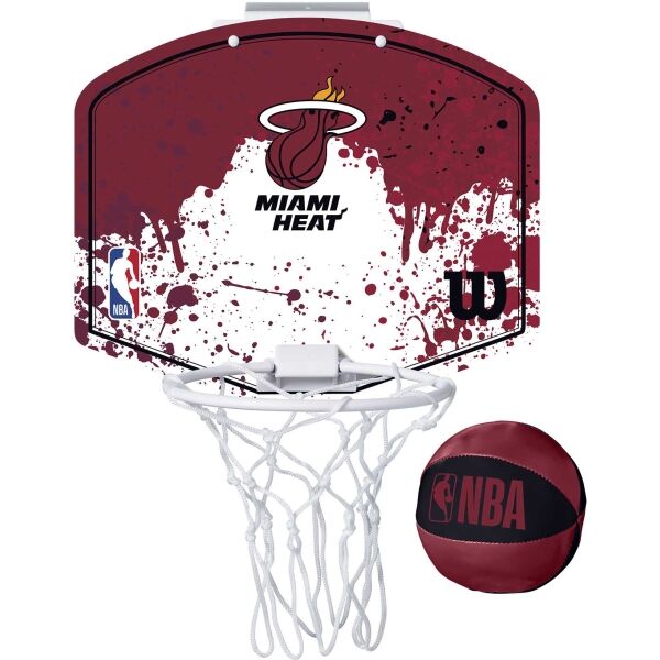 Wilson NBA MINI HOOP MIAMI HEAT Mini basketbalový koš