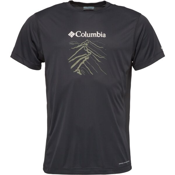 Columbia ZERO RULES LIGHT SS GRAPHIC CREW Pánské triko