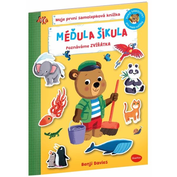 ELLA & MAX MÉĎULA ŠIKULA: POZNÁVÁME ZVÍŘÁTKA Samolepková knížka