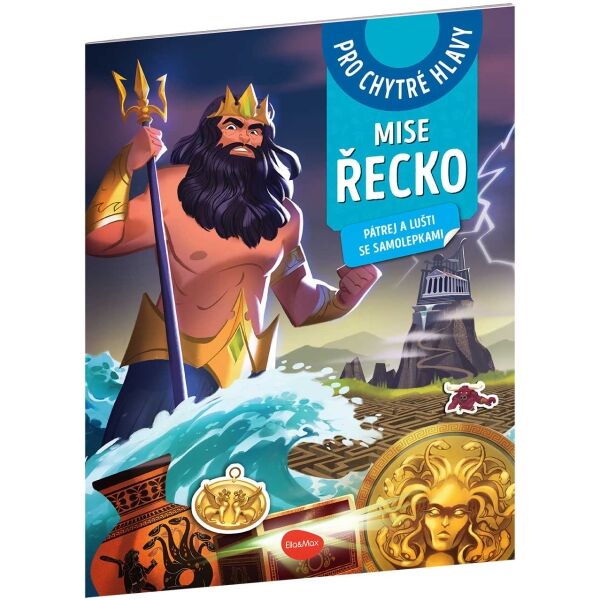 ELLA & MAX MISE ŘECKO Pátrej a lušti se samolepkami