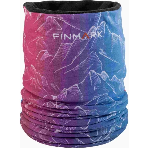 Finmark MULTIFUNCTIONAL SCARF WITH FLEECE Multifunkční šátek