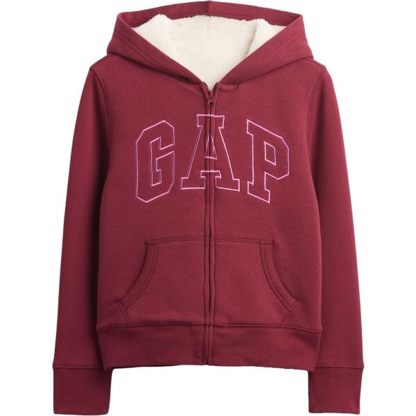 GAP V-FRCH LOGO COZY FZ Dívčí zateplená mikina