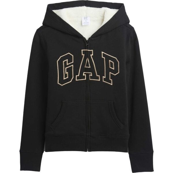 GAP V-LOGO HERITAGE SHERPA FZ Dívčí zateplená mikina