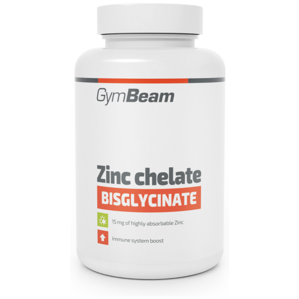 GymBeam ZINEK CHELÁT - 90 CAPS Minerální látka