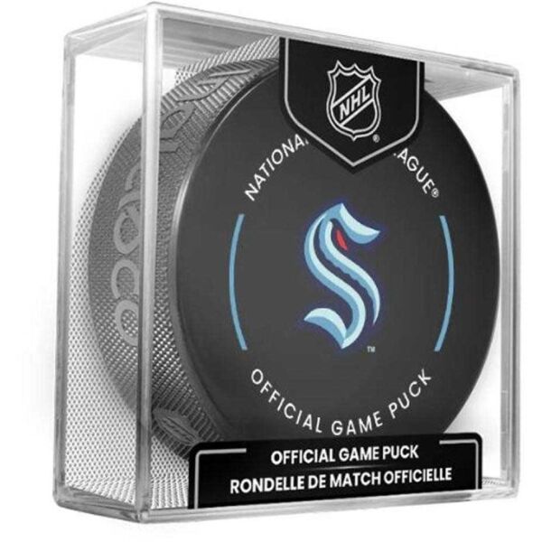 INGLASCO SEATTLE KRAKEN OFFICIAL GAME PUCK Fanouškovský hokejový puk