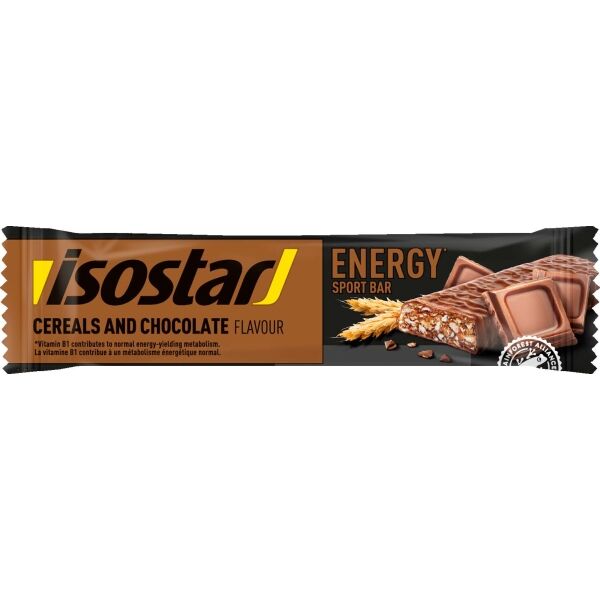 Isostar HIGH ENERGY ČOKOLÁDA A CEREÁLIE 35 G Energetická tyčinka