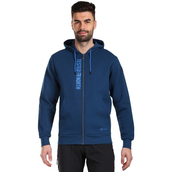 KILPI AVILA Pánská bavlněná mikina s kapucí